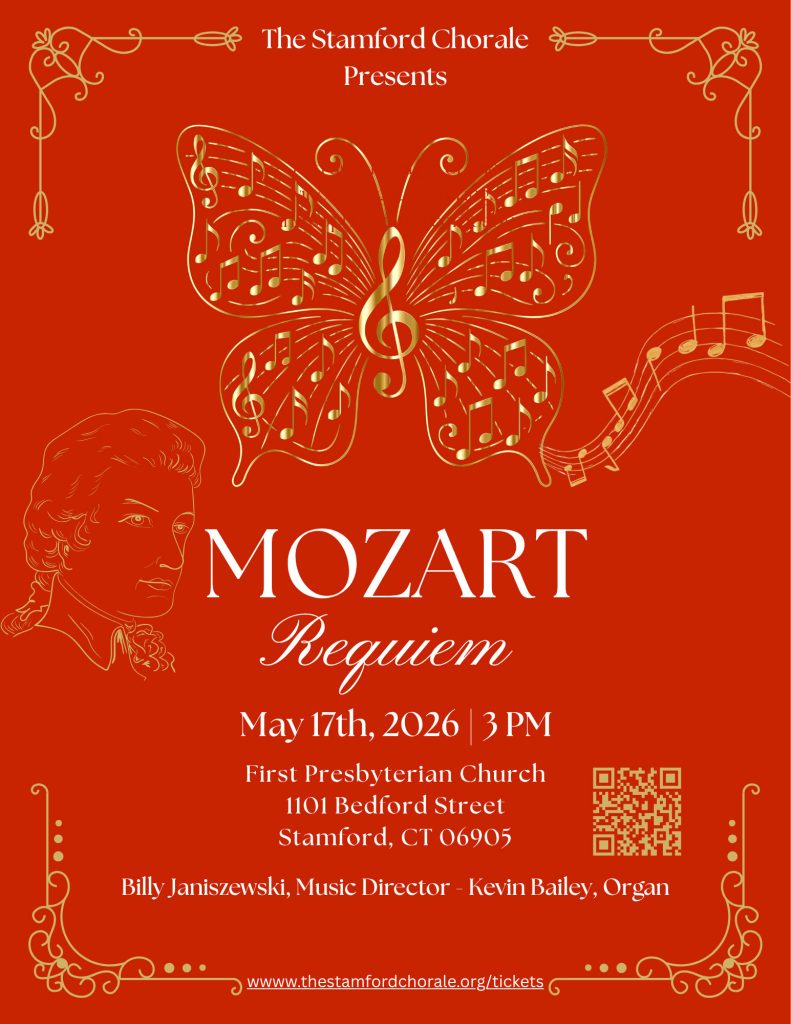 Mozart Requiem flyer.